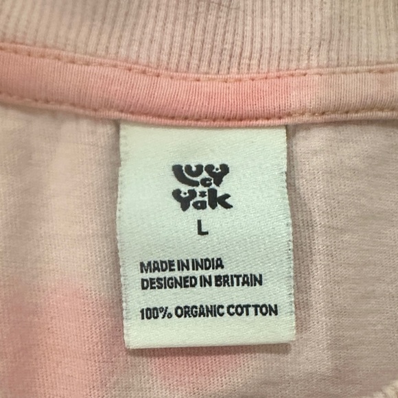 Lucy & Yak Blush Pink Tie-Dye Top - Picture 3 of 6